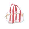 Large Capacity Pink & White PVC Beach & Travel Storage Bag