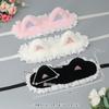 Handmade Plush Cat Ears Polka Dots Hair Accessories Sweet Cute Headgear Hairpin Lolita Cat Ears Headband