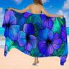 Vibrant Floral Pareo for Women, Large Highly Absorbent Quick Dry for Travel Camping