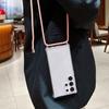 Husă Lanyard Colier Crossbody Transparentă Pentru Samsung S25 S24 S23 S22 Plus Ultra FE A55 A35 A25 A15 A54 A34 Husă Rezistentă la Șocuri