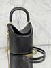 Bolsa de Ombro Feminina de Couro Genuíno com Corrente em Losango para Batatas Fritas - Grande Capacidade, Bolsa de Mão Diagonal ou de Mão de Alta Qualidade