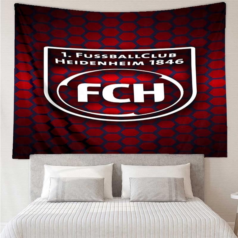 Heidenheim Squad Printed Tapestry, for Bedroom,Livingroom, dormitory, Large Wall Decor, Fabric Decor Fan Birthday Gifts