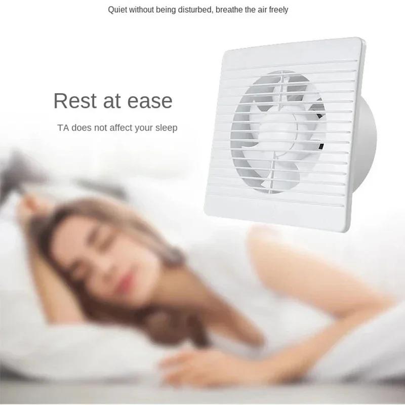 4 6 8 Inch Energy Saving Exhaust Fan Wall Mounted Anti Mosquito Ventilator Extractor for Kitchen Bathroom Toilet