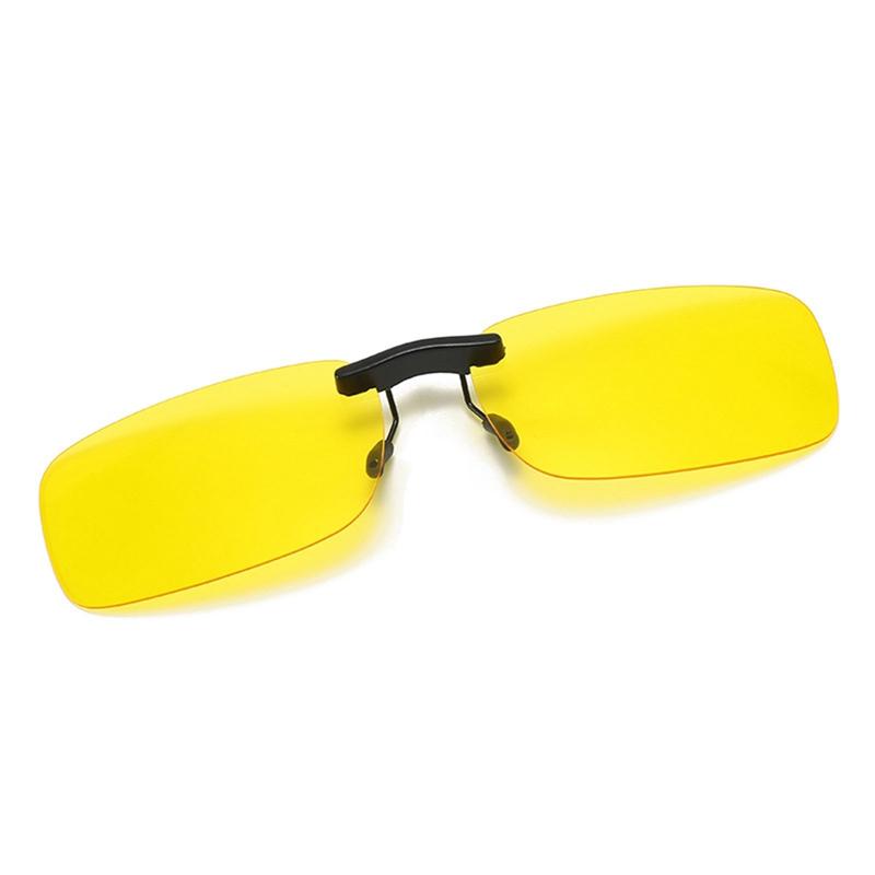 Lunettes de soleil polarisées unisexes, 1 pièce, Clip sur lunettes de conduite, Vision de jour, lentille UV400, Vision nocturne, Clip de lunettes de soleil d'équitation