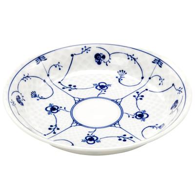 Mino Ware Lightweight Curry Plate, Pasta Plate, Plate, Deep, Approx. Diameter 22 X Height 4cm, Royal Blue Pattern, Microwave and Dishwasher Safe,