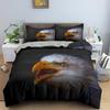 Eagle Duvet Cover Animal Bedding Set Queen King Size For Kids Teens Adults White Black Wildlife 2/3pcs Polyester Quilt Cover