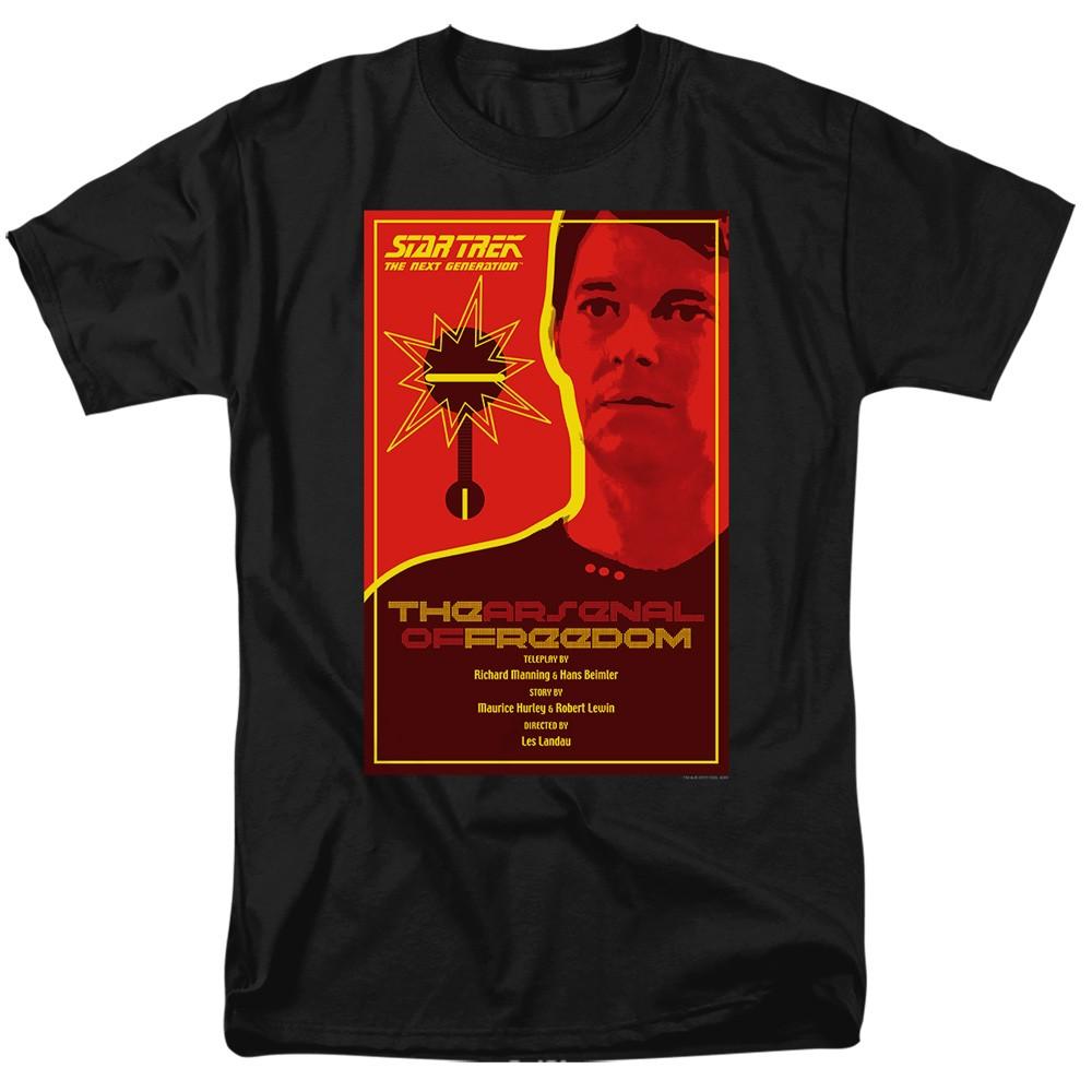 Star Trek - Tng Season 1 Episode 21 - Adult Unisex Short Sleeve T-Shirt - Black S