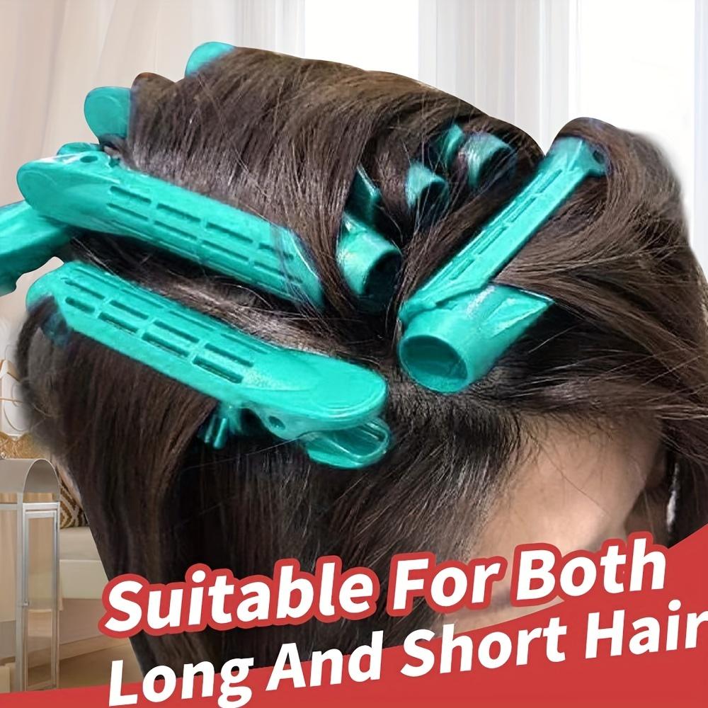 8 Stück flauschige, volumengebende Haarwurzelclips – selbsthaftendes Haarstyling-Tool für sofortige Ponyfrisuren und selbstgemachte Lockenwickler für Frauen