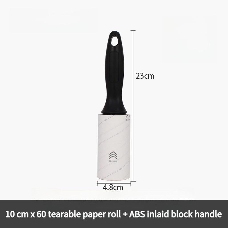 

1PC Sticker Roller Paper Artifact Roll Paper Replacement Core Clothes Shaving Artifact Pet Hair Removal Artifact Sticky Cat Sweater чорний