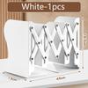 Retractable Bookstand with Pen Holder Integrated Desktop Book Storage Rack Baffle Book Clip Folding and Fixed