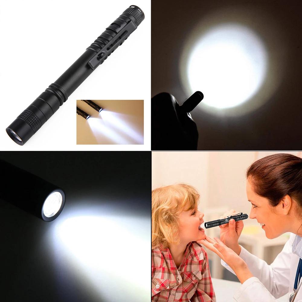 Mini Portable LED Flashlight Pocket Ultra Bright High Lumens Handheld Pen Light Linterna Led Torch for Camping Outdoor Emergency
