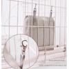 Feeding Bag Hanging Pouch Feeder Hay Bag Holder with Hooks Feeding Dispenser Container for Rabbit Guinea Pig Small Animals Pet