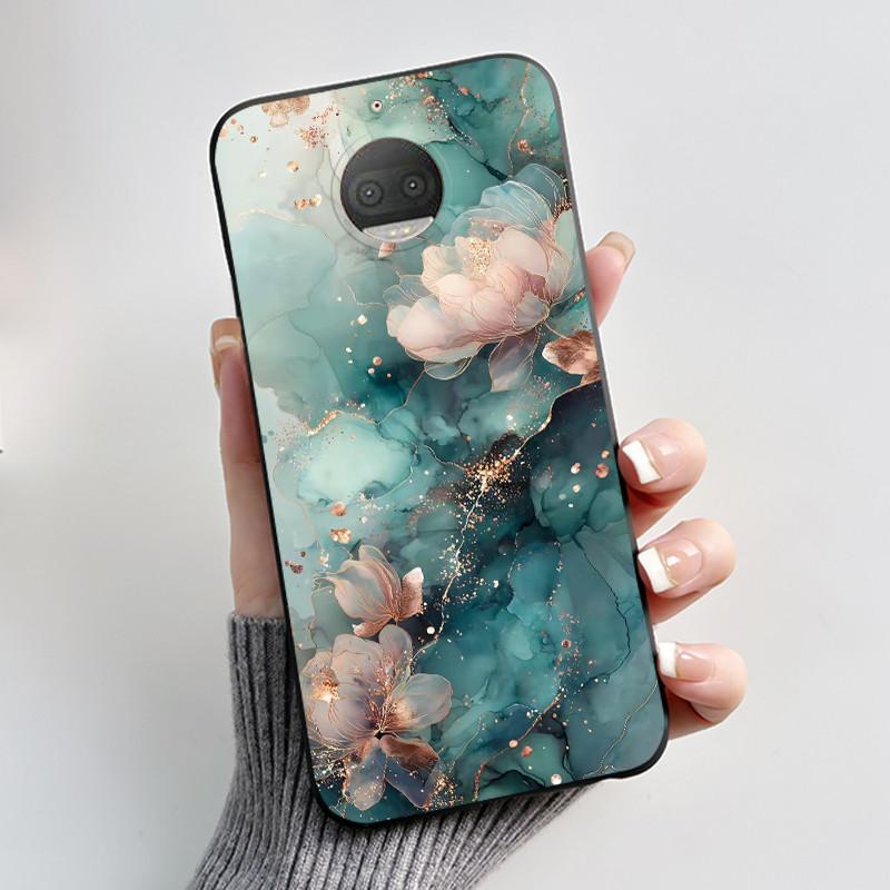

Jelly Black Case For Motorola Moto G5S Plus Bumper Silicone Casing For Motorola Moto G6 Plus Cool Pattern Shockproof Soft Cover Moto G6 Plus