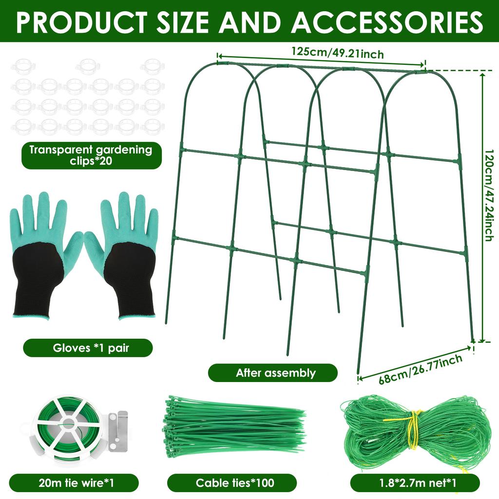 Pflanzengitter A-Rahmen Gurkenrankgitter Pflanzenstäbe Klettergerüst Gartenpflanze Klettergerüst Pflanzen Tomate Gemüse Klettern