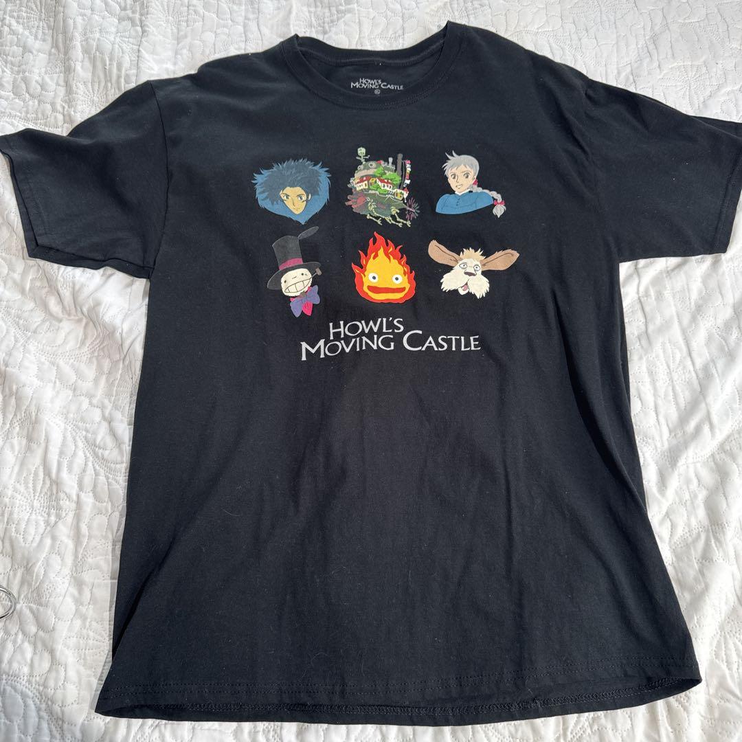 

[USED] Howl s Moving Castle Black T-shirt