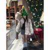 Winter New Fur Integrated Coat Women's Medium and Long Fox Fur Environmentally Friendly Fur Young Popular Fur Coat