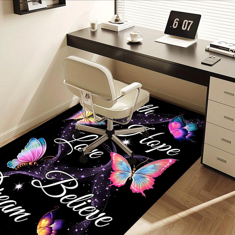 Faith Hope Love Chair Mat Office Carpet Decor for Home, Living Room, Bedroom, Various Rooms Gift Idea