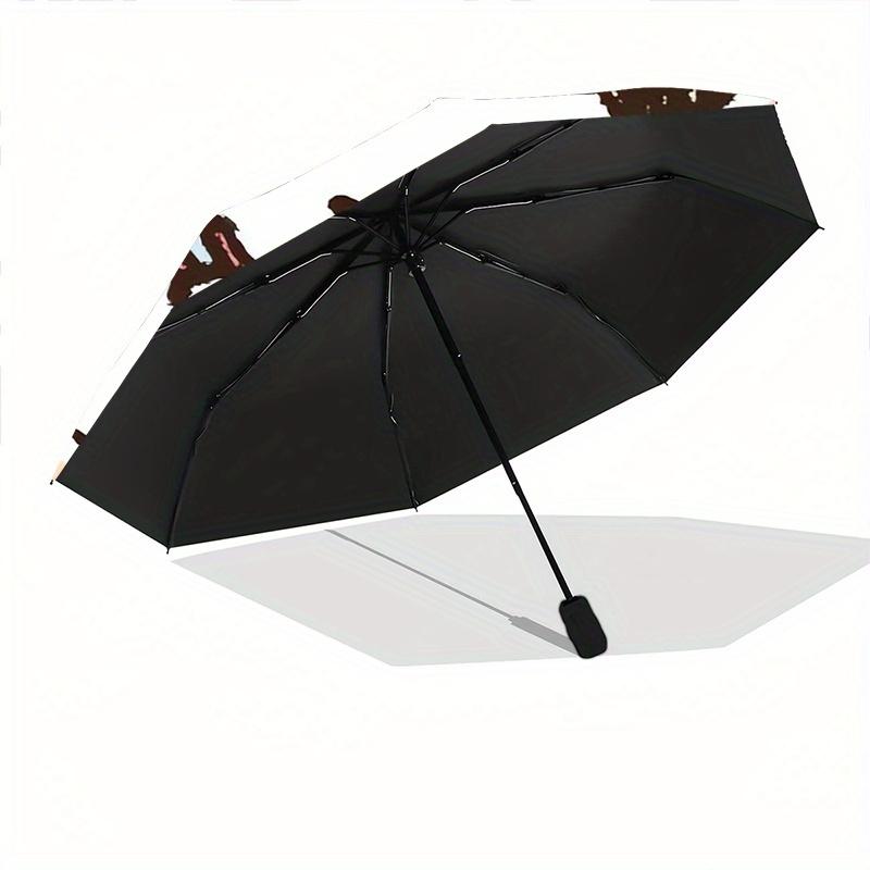 Pink Grid Cake Pochacco Automatic Opening and Closing Cartoon Umbrella - Lightweight 3-Fold Design, Suitable for Fans, Travel, Daily Use - Official Pr