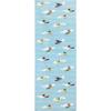 Hamamonyo Tenugui hand Mameshiba Surfing Blue (Japanese towel) - -