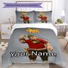 3pcs Custom Name May & Cody Bedding Set Duvet Cover Closure Includes 1 Duvet Cover & 2 Pillowcases, Soft and Comfortable for All Seasons.