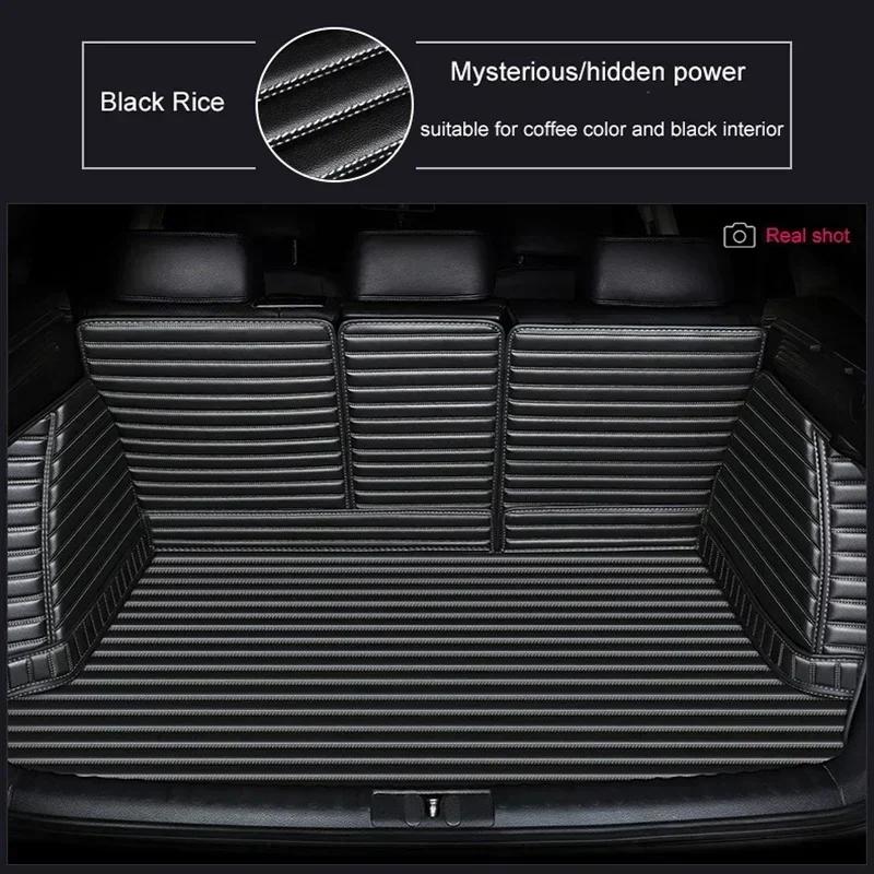 Customized Stripe 5D Full Coverage Car Trunk Mat for Peugeot 3008 2014-2017 2018-2024 4008 2017-2024 Car Accessories Carpet
