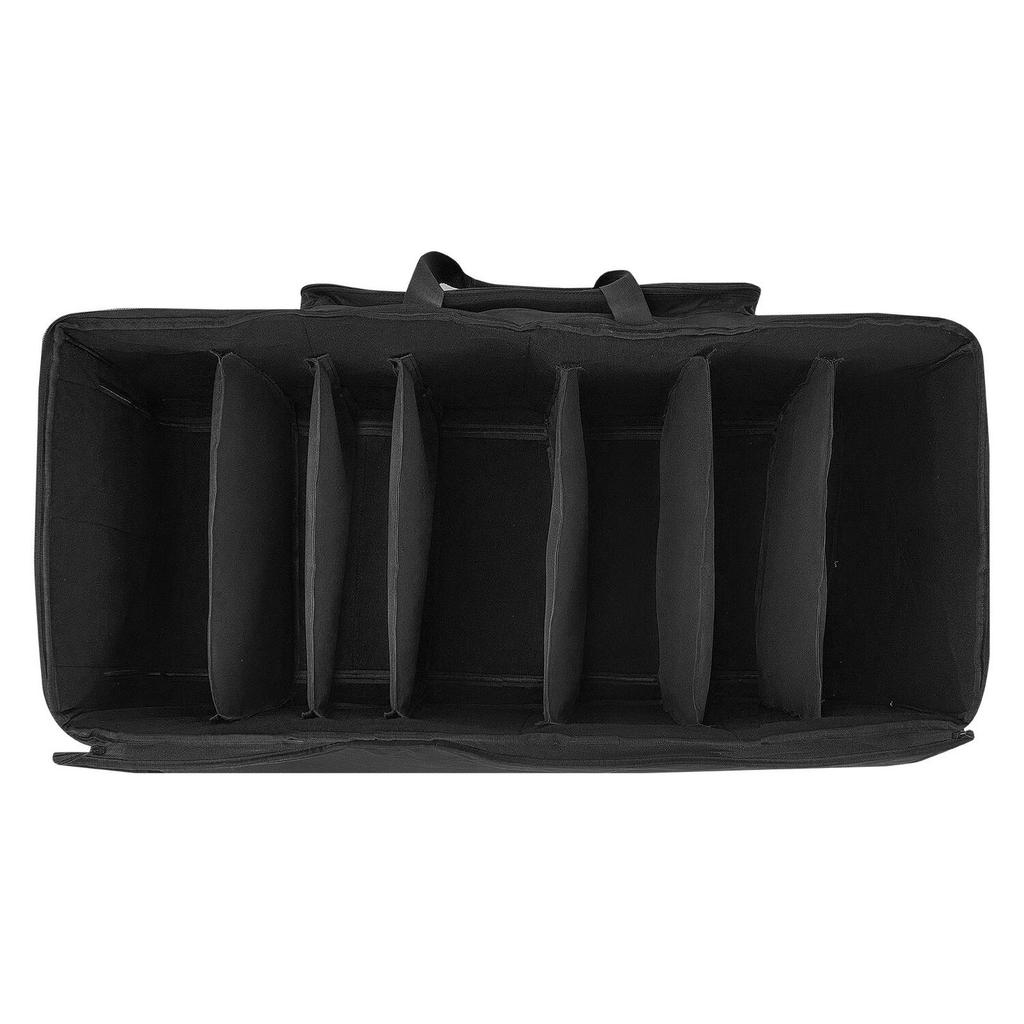 Electronic Drum Kit Bag, 600D, Padded Drum Bag with Wheels, Large 920 x 420 x 410 mm Interior, Lightweight Travel Case with Detachable Dividers, and