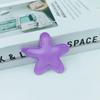 Colorful Leather Star Pendant Keychain - Cute DIY Bag Accessory
