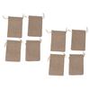 50PCS Burlap Gift Bags with Drawstring Linen Jewelry Pouches Wedding Hessian Jute Bags for Party