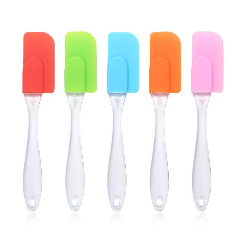 Zhi Shi Silicone Spatula Set with Transparent Handle