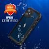 REDPEPPER Dot+ Series For iPhone 12 Mini PC+TPU Sealed Phone Case IP68 Waterproof Snowproof Snorkeling Clear Cover