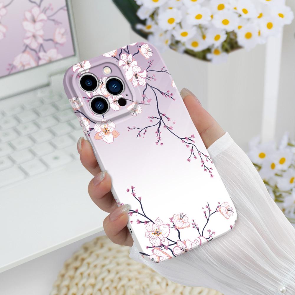 Pretty Wintersweet Phone Case For iPhone 13 12 11 7 8 6 6S Plus Pro Max Mini X XS XR SE 2020 2022 Film Hard Cover