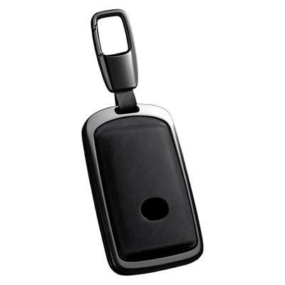 Key Fob Cover with Keychain 3 Buttons Smart Key Case for CX-3, CX8, CX5, CX30, MX30 MX60 (B3-black)