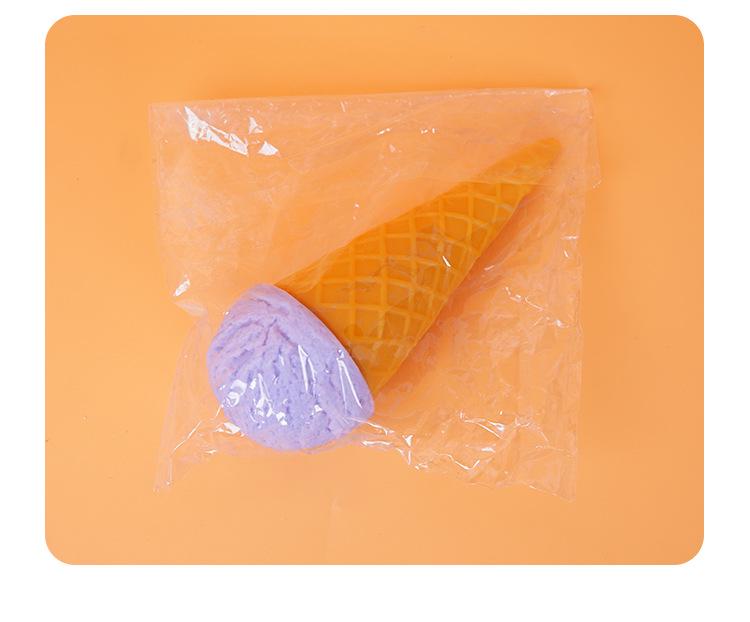 Creative DIY Ice Cream Cone Model Toy - Fun Dessert Decoration Prop