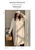Maternity & Nursing Pajamas with Built-in Bra, Long Sleeve, Lightweight Cotton, for Labor, Postpartum & Beyond, Ideal for Spring & Autumn.