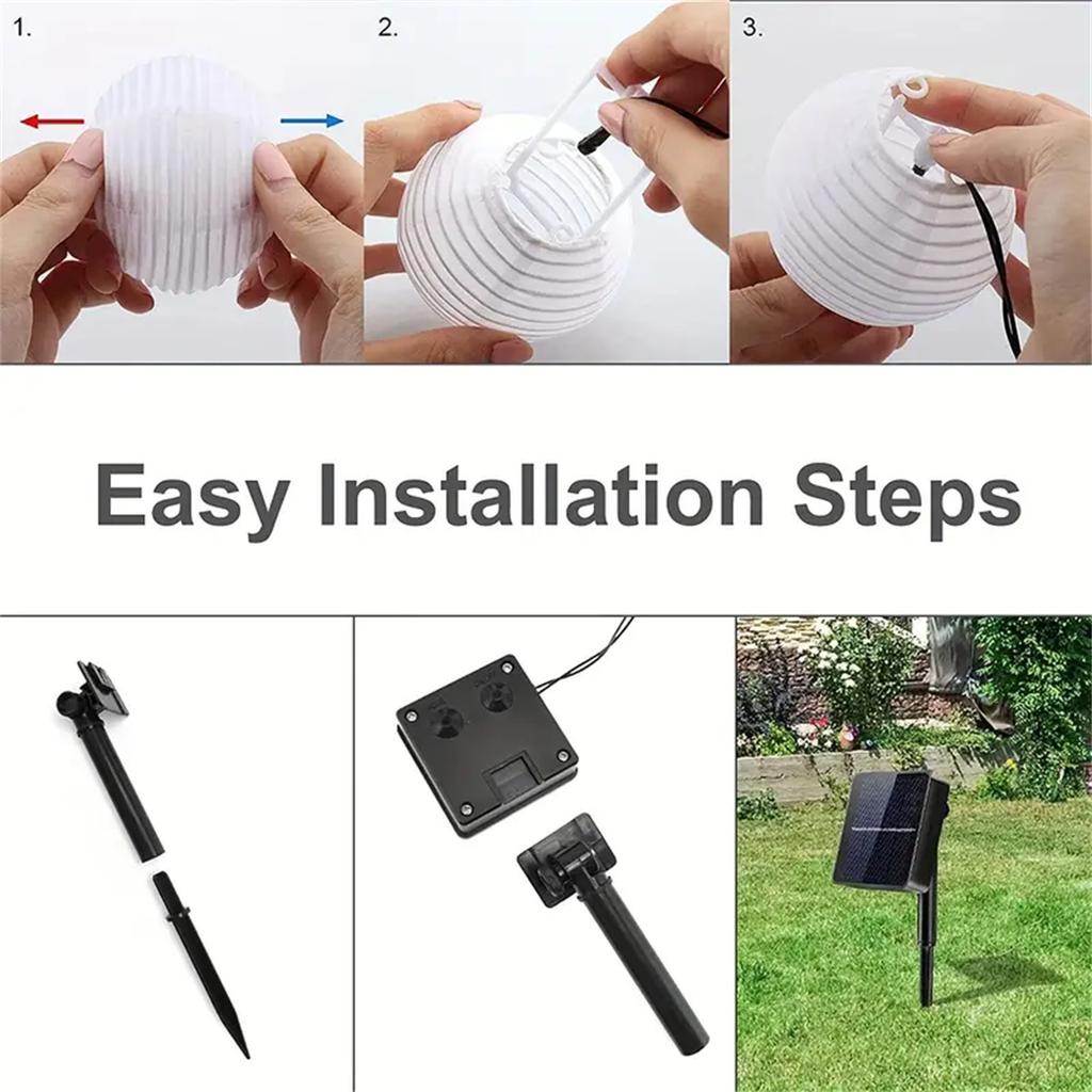 20/30LED Solar String Lights Solar Fairy Lights Outdoor 8 Modes Atmosphere Lighting For Garden Parties Weddings Decoration