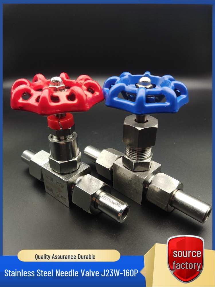 304 Stainless Steel Butt-Welded Needle Valve J23W-160P with External Thread
