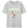Chicken Game Don't Look At The Chicken Funny Meme Men's Women T-Shirt Cotton Tee Tops Classic Novelty Gifts Short Sleeve  Casual