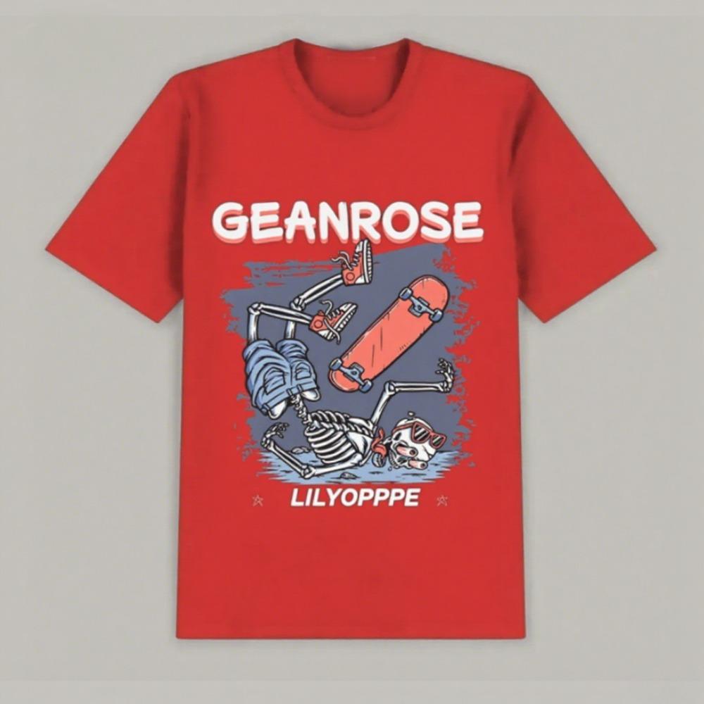 Nové pouliční stylové prodyšné tričko Trendový potisk Vznikající umění Denní styl Bavlna Krátký rukáv Pánské Pár Módní Značka Topy