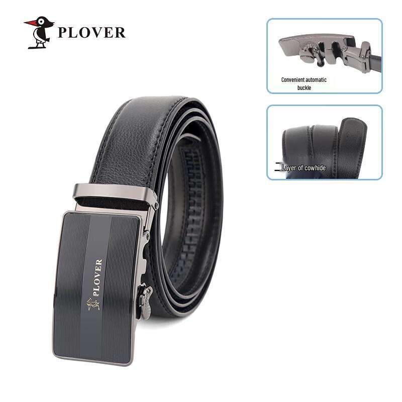 

PLOVER Men s Automatic Buckle Leather Belt