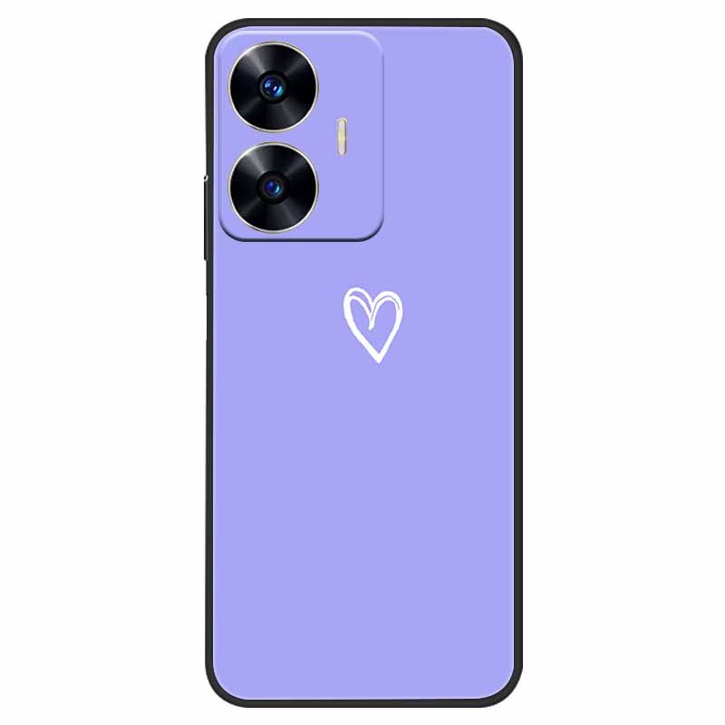 Phone Cover For Realme C55 Case Black Silicone Fundas For Realme C55 RMX3710 TPU Soft Back Coque Star Painted on RealmeC55 C 55