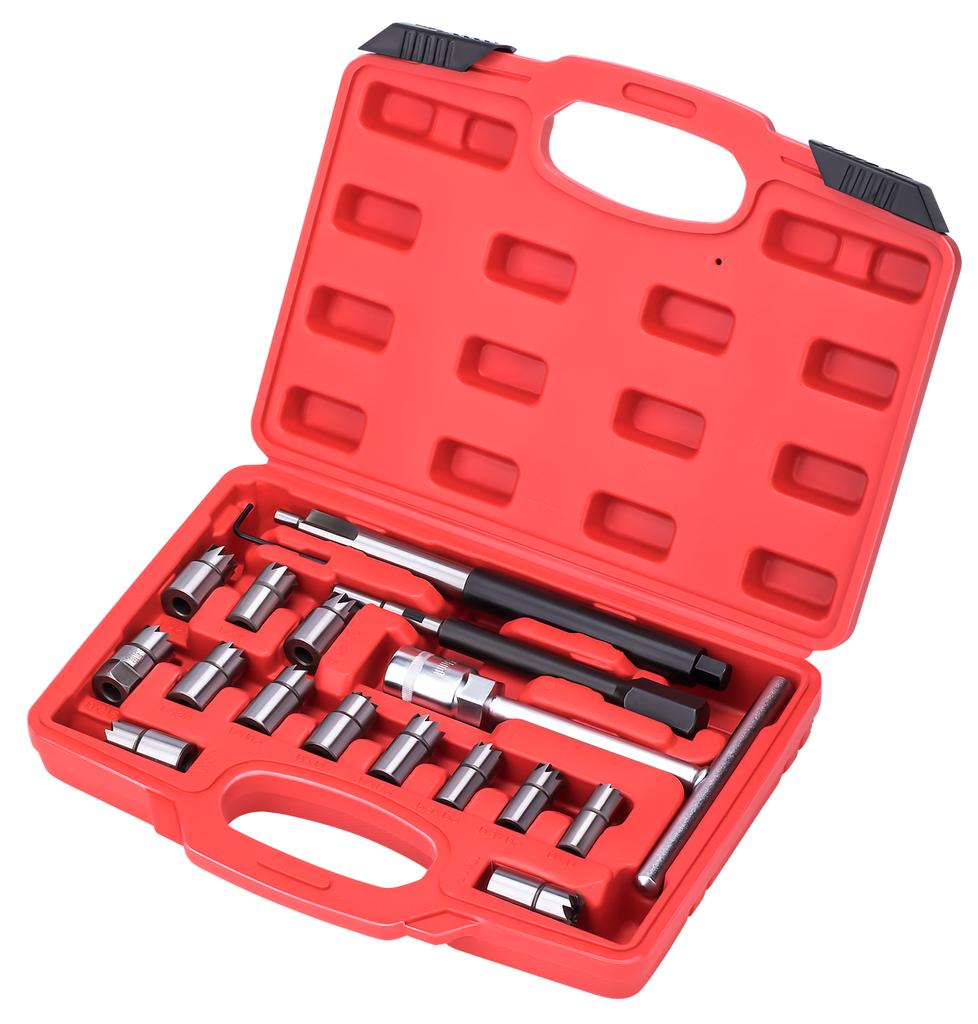 Injector Seat Cleaning Cutters 17pcs KD12504