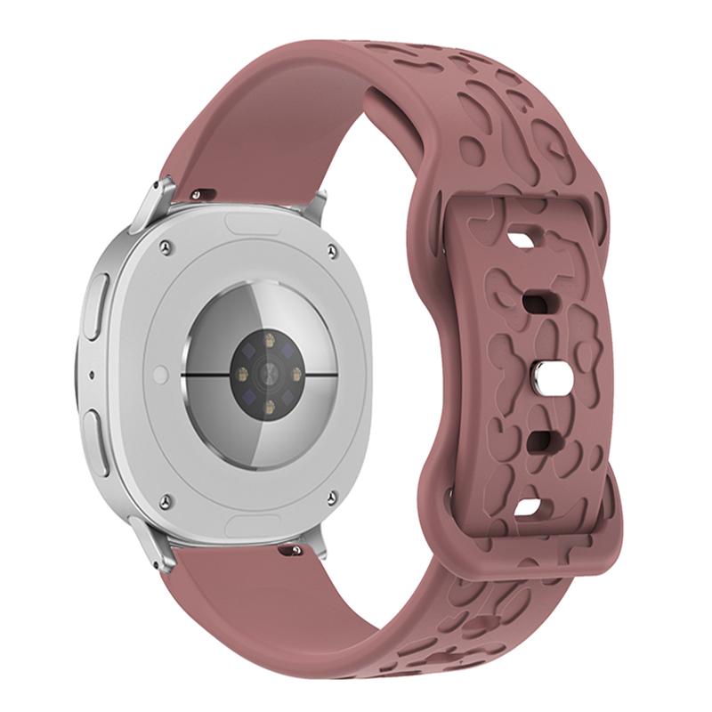 Silicone Strap For Samsung Galaxy Watch8 Classic 46mm/Watch8 44mm/40mm Leopard Texture Watch Band