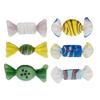 Glass Candy Figurines Vibrant Colored for Living Room Bedroom for Decoration