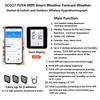 Tuya WiFi Smart Weather Station & Wireless Indoor-Outdoor Thermohygrometer Clock