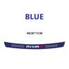 ARE4  Car Carbon Fiber Logo Trunk RearGuard Plate Bumper Trim Stickers For Nissan Nismo X-trail Qashqai Note Juke Sentra Patrol Navara