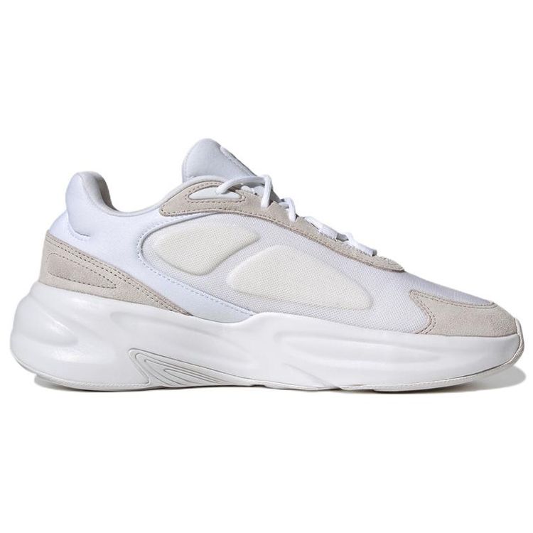 Adidas Neo Ozelle Lace-Up Flat Sneakers Unisex Sneakers White Brown GX4691