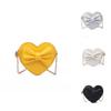 Fashionable Cute Mini Pu Shoulder Bag For Girls With Heart And Bowknot Elements