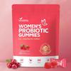 60 Gomas Probióticas para Mulheres, Probióticos para Mulheres, Sabor Cranberry, 5 Bilhões de UFC para Saúde Íntima e Digestiva