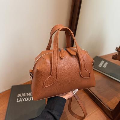 Niche Design Retro New Fashion Portable Oblique Span Bag Commuting Versatile Large Capacity Shoulder Women's Bag