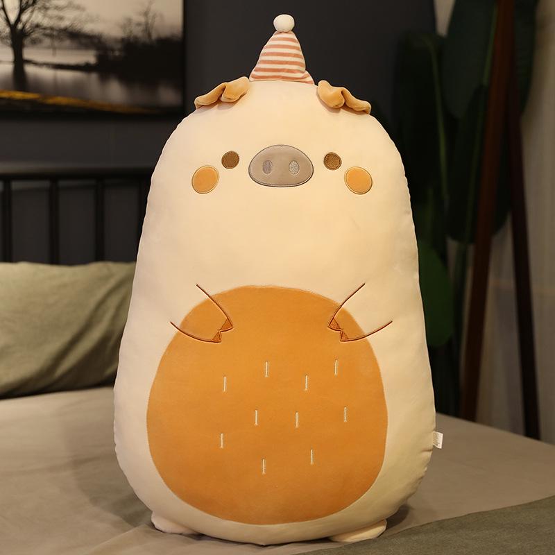 

Dinosaur Tangyuan Animal Plush Pillow - Cute Lumbar Cushion Toy for Sofa or Gift 40cm (380g)